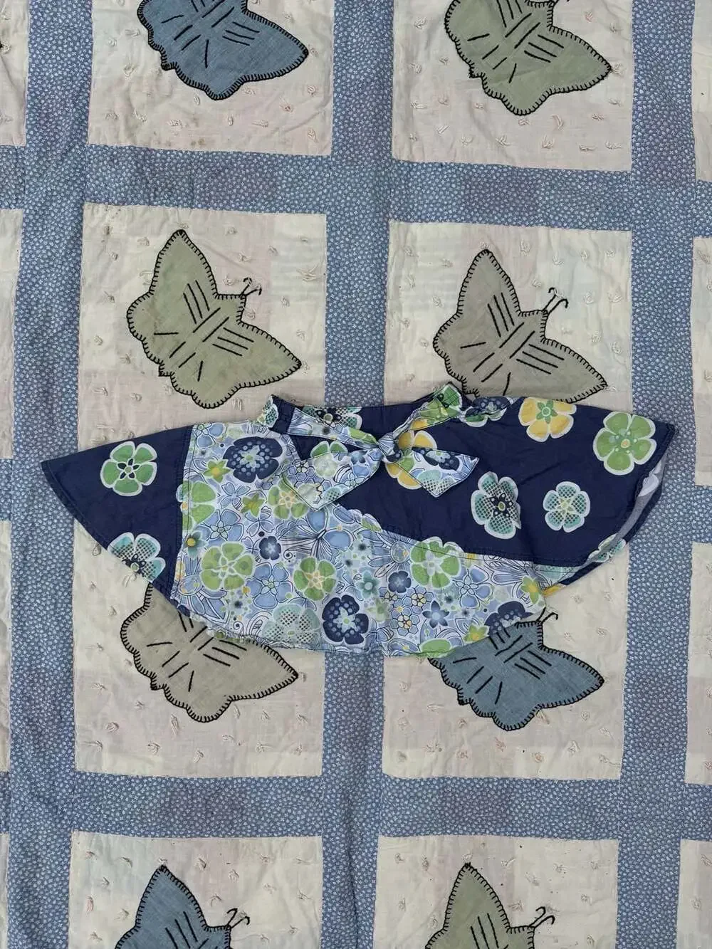 Vintage The Children's Place Toddler Girls Blue Floral Print Skort